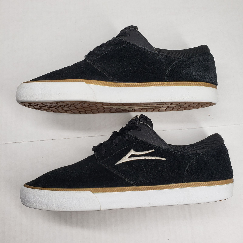 Lakai Fremont Skate Vulc Shoes Mens 7 Black Suede Skateboarding Team Yonnie Cruz - Picture 13 of 16